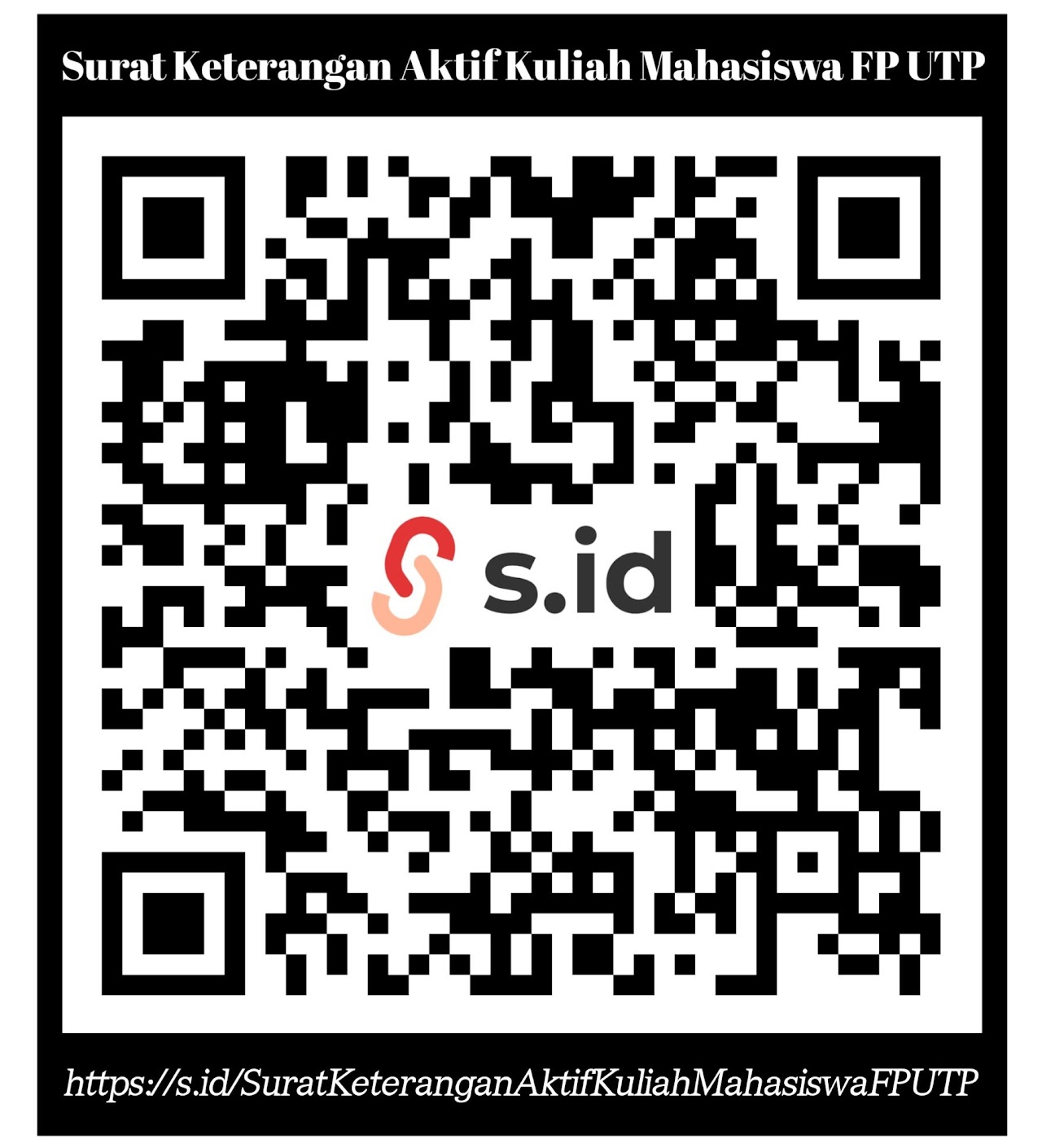 QR Code Surat Keterangan Aktif Kuliah