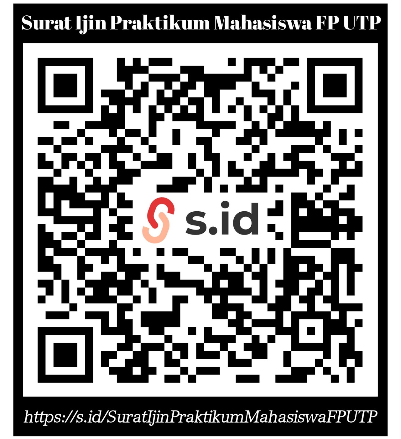 QR Code Surat Ijin Praktikum Mahasiswa